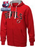 Толстовка Нью-Джерси Девилз / New Jersey Devils Step One Full-Zip Hooded Sweatshirt