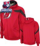 Толстовка Нью-Джерси Девилз / New Jersey Devils Red Center Ice Performance Full-Zip Hooded Sweatshirt