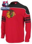 Кофта Чикаго Блэкхокс / Chicago Blackhawks Red Shootout Team Jersey Long Sleeve T-Shirt