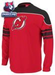 Кофта Нью-Джерси Девилз / New Jersey Devils Red Shootout Team Jersey Long Sleeve T-Shirt