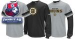 Пак Бостон Брюинз Reebok / Boston Bruins T-Shirts Combo Pack