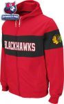 Кофта Чикаго Блэкхокс / Chicago Blackhawks Red Neutral Zone Full-Zip Hooded Sweatshirt