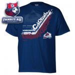 Футболка Колорадо Эвеланш / Colorado Avalanche Blue In-Stick-Tive T-Shirt