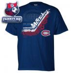 Футболка Монреаль Канадиенс / Montreal Canadiens Blue In-Stick-Tive T-Shirt