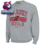Кофта Нью-Джерси Девилз / New Jersey Devils Grey Team Classic Fleece Crewneck Sweatshirt