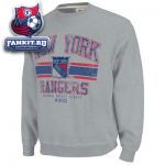Толстовка Нью-Йорк Рейнджерс / New York Rangers Grey Team Classic Fleece Crewneck Sweatshirt