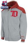 Толстовка Детройт Ред Уингз / Detroit Red Wings Grey Team Classic Full-Zip Fleece Hooded Sweatshirt