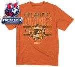 Футболка Филадельфия Флайерз / Philadelphia Flyers Orange Roundhouse Kick Cross Dyed Heathered T-Shirt