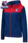 Женская кофта Нью-Йорк Рейнджерс / New York Rangers Women's Blue Full-Zip Microfleece Hooded Jacket