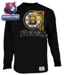 Кофта Бостон Брюинз / Boston Bruins Old Time Hockey Black Axel Long Sleeve T-Shirt