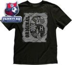 Футболка Чикаго Блэкхокс / Original Six Old Time Hockey Black Crumble Super Soft T-Shirt