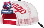 Кепка Чикаго Блэкхокс / Chicago Blackhawks Red Game Day Structured Adjustable Trucker Hat