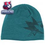 Шапка Сан-Хосе Шаркс / San Jose Sharks Teal Game Day Reversible Knit Hat