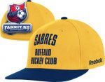 Кепка Баффало Сейбрз / Buffalo Sabres Gold Hockey Club Flat Brim Flex Hat