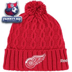 Женская шапка Детройт Ред Уингз / woman hat Dentroit Red Wings