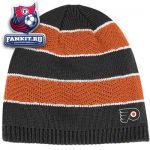 Женская шапка Филадельфия Флайерз / Philadelphia Flyers Women's Black Reversible Cuffless Knit Hat
