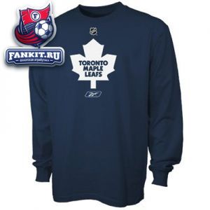 Футболка с длинным рукавом Reebok Торонто Мейпл Лифс / Toronto Maple Leafs Reebok Long Sleeve T-shirt