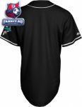 Игровой свитер Сан-Хосе Шаркс / San Jose Sharks Jersey: Black NHL Replica Baseball Jersey