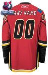 Игровой свитер Калгари Флэймз / Calgary Flames Red Premier Jersey: Customizable NHL Jersey
