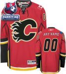 Игровой свитер Калгари Флэймз / Calgary Flames Red Premier Jersey: Customizable NHL Jersey