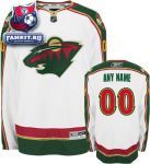 Игровой свитер Миннесота Уайлд / Minnesota Wild White Premier Jersey: Customizable NHL Jersey