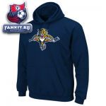 Толстовка Флорида Пантерз / Florida Panthers Majestic Navy Tek Patch Hooded Sweatshirt