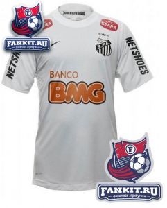 Сантос майка игровая домашняя 12-13 / Santos jersey shirt 12-13