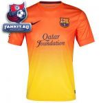 Барселона майка игровая выездная 2012-13 Nike желто-оранжевая / Barcelona Away Shirt 2012/13