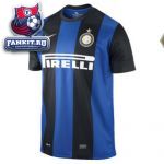Интер майка игровая домашняя 2012-13 Nike черно-синяя / Inter home jersey 12/13