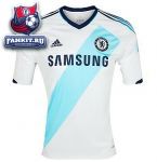 Челси майка игровая выездная 2012-13 бело-голубая / Chelsea Away Shirt 2012/13