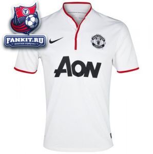 Манчестер Юнайтед майка игровая выездная 2012-13 Nike белая