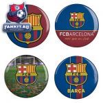 Набор из 4 значков Барселона / Barcelona Badge Set - 4 Pack