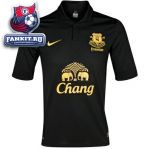 Эвертон майка игровая выездная 2012-13 Nike черно-желтая / Everton Away Shirt 2012/13 