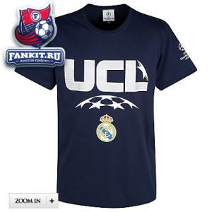 Футболка ULC Реал Мадрид / Real Madrid UEFA Champions League Raised Print T-Shirt