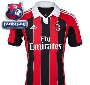Милан майка игровая 2012-13 Adidas красно-черная