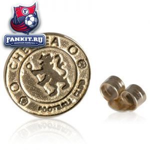 Золотая сережка Челси / Chelsea Crest Stud Earring 9ct Gold - Single 