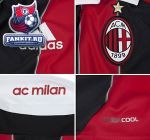 Милан майка игровая 2012-13 Adidas красно-черная / AC Milan Home Shirt 2012/13
