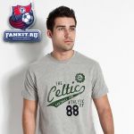 Футболка Селтик / Celtic Heritage Script Coy Graphic T-Shirt - Grey Marl