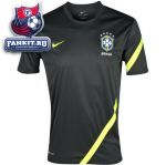 Футболка Бразилия / Brazil Training Top - Anthracite/Volt
