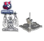 Серьги Манчестер Сити / Manchester City Crest Stud Earring - Pair - Sterling Silver