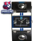 Часы Эвертон / Everton Black Leather Strap Cuff Watch