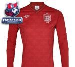 Англия вратарский свитер игровой с длинным рукавом 12-13 Umbro / England Home Goalkeeper Long Sleeve Shirt 2012/13