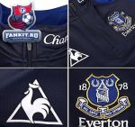 Кофта Эвертон / Everton 1/4 Zip Pre Match Warm Up Sweatshirt 