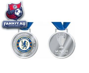 Челси медаль победителей Лиги Чемпионов УЕФА 2012 + подарочная упаковка / Chelsea medal