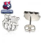 Серебряные серьги Барселона / Barcelona Crest Earrings Sterling Silver