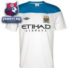Детская футболка Манчестер Сити / Manchester City Aftermatch Cvc T-Shirt - White/Vivid Blue - Kids