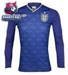 Англия вратарский свитер игровой с длинным рукавом 12-13 Umbro / England Home GoalKeeper Change Shirt - Long Sleeve 2012/13