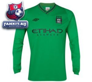 Манчестер Сити свитер игровой длинный рукав 2012-13 Umbro зеленый