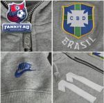 Толстовка Бразилия / Nike Brazil AW77 Hoody - Grey