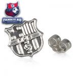Серебряная серьга Барселона / Barcelona Crest Earrings Sterling Silver